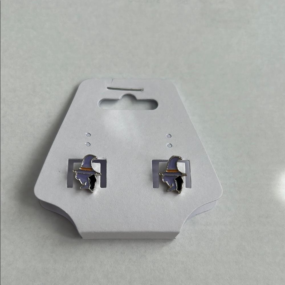 Witch sillouette Stud Earrings